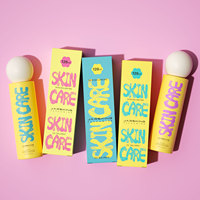 Flacon pompe cosmétique minimaliste en PET 150 ml, personnalisable avec étiquette privée, pour lotion corporelle, tonique visage et nettoyant, forme cylindrique