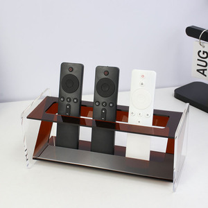 Acrylic Remote <b>Control</b> Storage Box Multi Functional Desktop <b>Holder</b> For Phone And Remotes Organizers - Product Image 2