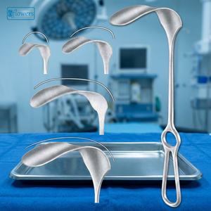ชุดเครื่องมือผ่าตัด Kocher Langen Beck Retractors รุ่น F8-154 ทำจากเหล็กกล้าไร้สนิม สำหรับการผ่าตัดทั่วไปและชุดเครื่องมือทางนรีเวช - Product Image 2