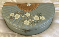 Élégante boîte de voyage rose pour pinces à cheveux, avec doublure en velours, coffret de rangement pour maquillage, grande boîte de rangement en cuir antique pour ensemble de toilette, emballage pour peigne