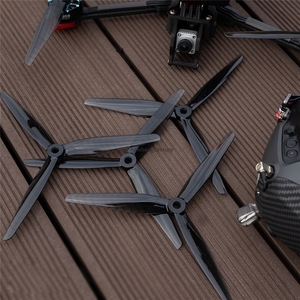 Hélices HQProp 7.5X3.7X3 de Policarbonato, <span class=keywords><strong>2</strong></span> Pares (2CW+2CCW), <span class=keywords><strong>3</strong></span> Aspas, para Drones RC FPV de Carreras, Freestyle y Largo Alcance, DIY - Product Image 2