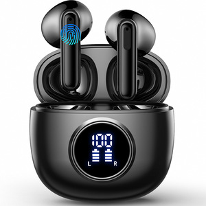 Y20 True Wireless <b>Bluetooth</b> Earphones <b>With</b> Display ENC Noise Cancelling Touch Control IPX4 Waterproof Type C Charging - Product Image 1