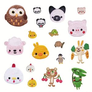 Patchs brodés miniatures d'animaux mignons et doux pour vêtements d'enfants, pantalons, sacs à dos, chapeaux, jeans - Product Image 1