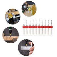 Micro-foret de 1 mm en acier au tungstène non revêtu avec queue droite de 1/8 pouce pour gravure CNC sur PCB et pierre, Chine