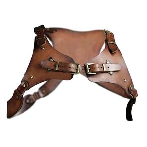 Accessorio etnico in pelle sintetica imbracatura corpo corpo Steampunk per feste rinascimentali e costumi da cavaliere - Product Image 2