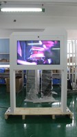 Kios LCD Periklanan Digital Luar Ruangan MWE, CMS Terintegrasi/Cloud, Tahan Air IP65, Resolusi 4K, Kecerahan 3500 Cd/m²
