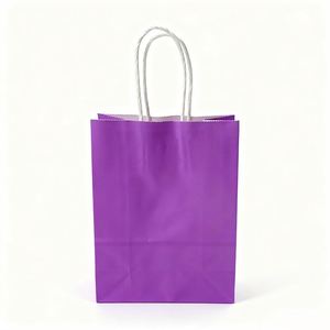 Bolsas de Papel Kraft de Alta Calidad KM con Base Ancha para Envasado de Alimentos para Llevar - Product Image 1