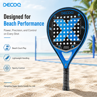 Raquette de paddle en fibre de verre, raquette de tennis de plage pour les sports