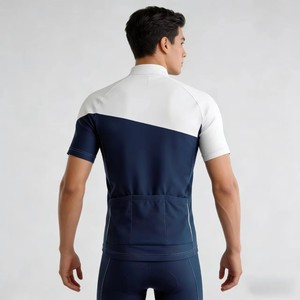 Maillot de Ciclismo Cortavientos con Cremallera Completa, Ligero, Transpirable y de Secado Rápido con Diseño de Bloques de Color para Eventos de Ciclismo de Carretera y Montaña - Product Image 6