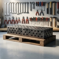 Plateforme de maintien de pièces pour soudage 3D haute précision, table de fixation réglable en fonte et acier pour fabrication industrielle et assemblage, Nouveau
