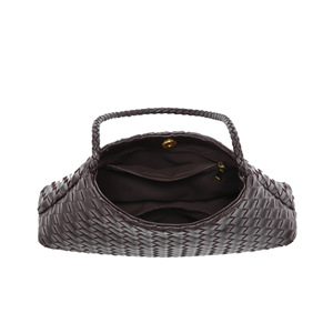 Sacs à bandoulière tissés couleur unie pour femmes, design demi-lune, vente en gros, sacs à main tissés à <span class=keywords><strong>la</strong></span> main personnalisés, dernières nouveautés très vendues pour jeunes femmes - Product Image 5