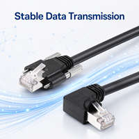 Kabel Ethernet RJ45 Industri dengan Pengunci Sekrup |   Kabel RJ45 Pengunci Aman untuk Kamera & Otomasi