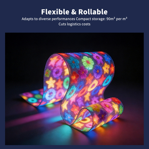 Display <span class=keywords><strong>LED</strong></span> Volante Personalizzato per Esterni, Striscioni Pubblicitari <span class=keywords><strong>LED</strong></span> con Drone, Schermo <span class=keywords><strong>LED</strong></span> Flessibile, Display <span class=keywords><strong>LED</strong></span> Volante con Spettacolo di Droni - Product Image 3