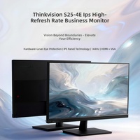 Lenovo ThinkVision 24.5-inci IPS Komersial Kantor Pelajar Pendidikan Industri Layar Definisi Tinggi S25-4E 144HZ 99% SRGB
