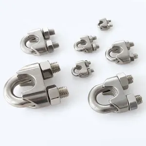 China Factory Stainless Steel Wire Rope Clips loop clamp