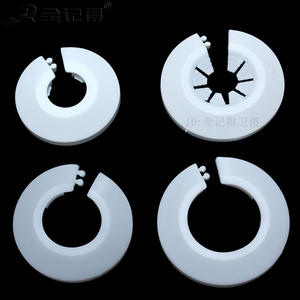 Cache-tête décoratif en plastique à clipser pour robinet de salle de bain, dissimulant les imperfections avec un tuyau à ouverture ronde, accessoire décoratif - Product Image 2