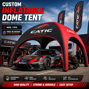 Carpa Domo Inflable CATC con Logotipo Personalizado, Impermeable 3000mm, Carpa X para Eventos, Promoción de Carreras, Publicidad, Gazebo Araña - Product Image 1
