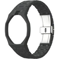 Biokeramisches Edelstahl-Uhrenarmband für Smartwatches - Wasserdichter Verstellbarer Riemen im Modischen Design