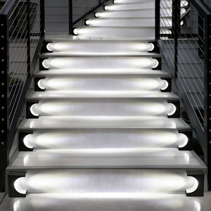 Luces <span class=keywords><strong>Solares</strong></span> LED para Escalones Exteriores con <span class=keywords><strong>Sensor</strong></span> <span class=keywords><strong>de</strong></span> <span class=keywords><strong>Movimiento</strong></span> Automático, IP65 Impermeables, Luz Blanca Cálida, Lámparas <span class=keywords><strong>Solares</strong></span> para Escaleras <span class=keywords><strong>de</strong></span> Jardín y Patio - Product Image 2