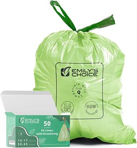 Bolsas de Plástico Biodegradables, Bolsas con Cordón, Bolsas de Compra para Supermercado, Ecológicas, Higiénicas, Domésticas y Comerciales - Product Image 1
