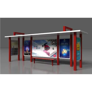 High Quality Hotsale Low Price Bus Stop Advertising Display In Public