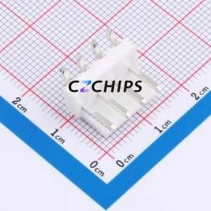ZX-VH3.96-4PWZ Wire-to-Board Pin Header Bent Lead Through Hole,P=3.96mm Connector 1x4P 3.96mm Right Angle Insert VH - Product Image 1
