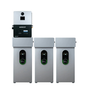 Système de stockage d'énergie EG4 6000XP + 3 batteries lithium-ion 48V murales, capacité 14,3 kWh, système empilable, 20-30 kW, hybride connecté au réseau - Product Image 1