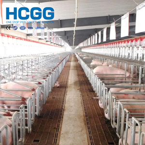 Bâtiment Agricole Portable à Structure en Acier, Abri pour Bétail, Étable à Vaches, Bâtiments Agricoles Préfabriqués en Acier - Product Image 4