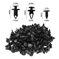 121 pièces de clips de fixation pour carrosserie automobile, rivets en plastique pour pare-chocs, garde-boue et garnitures