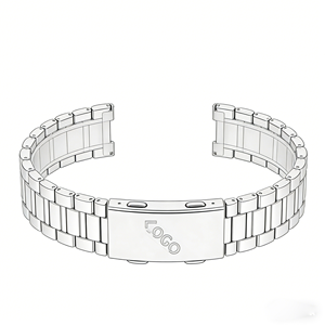 Correa <span class=keywords><strong>de</strong></span> Reloj <span class=keywords><strong>de</strong></span> Acero Inoxidable con 5 Cuentas Intercambiables, Estilo Popular, Suministro <span class=keywords><strong>de</strong></span> Fábrica, Venta al Por Mayor - Product Image 1