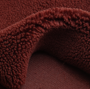 Mùa Thu Mùa Đông 100% Polyester <span class=keywords><strong>Sherpa</strong></span> Đôi Bên Vải Nặng Trọng Lượng Đan Cho Quần Áo Áo Khoác & Bọc Chăn Sử Dụng - Product Image 6