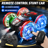 Voiture RC amphibie 360° double face, mini, pour cascades et drift, avec double commande style montre, jouet en plastique pour enfants, pour l'extérieur