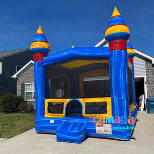 Château gonflable de qualité commerciale sur mesure en PVC, 4x4m, protection UV, ignifuge, capacité de 600 kg - Product Image 2