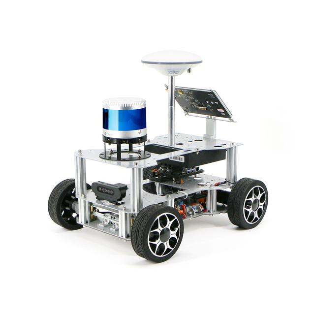 Autonomous Driving Outdoor Robot with High Precision Navigation Autoware ROS Smart Car Chassis C16 Radar Education Maker Boards