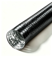 Conduits de ventilation en aluminium durable, flexibles, anti-corrosion, faciles à installer, pour cuisine