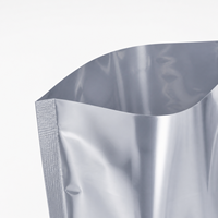 Custom Silver Anti Static Packaging Bags for Electronic Components PCB IC Hardware Parts Open Top Wholesale S17D