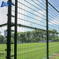 Clôture périmétrique durable pour terrain de football, panneau en maille galvanisée, modulaire sur mesure, terrains de sport extérieurs, aires de jeux scolaires, sécurité