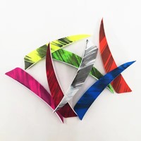 4 pouces Camouflage Arrow Turkey Feather Vane for Recurve Compound Bow Shooting DIY Arrow Shaft Accessories Hunting Archery Target