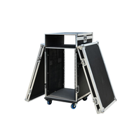 Flight case robuste en aluminium pour amplificateur, avec roulettes, pour sonorisation de scène
