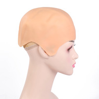 Gorro de Látex para Disfraz de Calvo de Halloween, Peluca de Cabeza Calva, Gorro de Calvo para Cosplay, Disfraz para Adultos