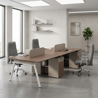 Bureau de direction moderne KT-452 pour projets de bureaux commerciaux