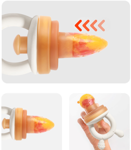Sucette pour bébé en <span class=keywords><strong>silicone</strong></span> sans BPA, écologique, pour fruits frais, pour bébé, sucette pour nourriture pour bébé - Product Image 6