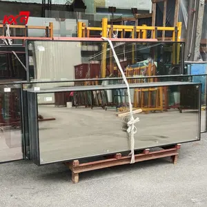 Construção personalizada uso oversize clara vidros duplos vidro oversize isolado vidro fábrica porta janela no Qatar