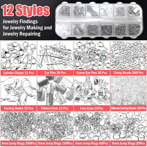 DIY Jewelry Making Tool Set String Jewelry Thread Jewelry Repair Beading Wrap Thread Kit Ear Hook <strong>Pliers</strong> 2 Sets <strong>Jewellery</strong> <strong>Pliers</strong> - Product Image 5