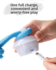Eco-Friendly Luxury <strong>Dog</strong> Jumping Ball Self-Pleasure Boredom Relief Bite-Resistant Rechargeable Electric Interactive Teasing <strong>Toy</strong> - Product Image 2