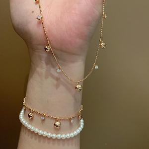 S925 Pure Silver <b>Sweet</b> Retro Four Leaf <b>Flower</b> Pendant Necklace Trendy Court Style Luxurious with Fairy and Niche Design - Product Image 1