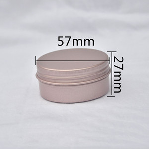 50ml oro Argento nero rosa vaso <span class=keywords><strong>di</strong></span> alluminio cosmetico con il filetto <span class=keywords><strong>di</strong></span> vite cap, 50g <span class=keywords><strong>di</strong></span> alluminio vaso <span class=keywords><strong>di</strong></span> <span class=keywords><strong>cera</strong></span> per capelli - Product Image 5
