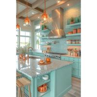 Optima Armoire de cuisine durable avec surface résistante aux rayures pour la cuisine familiale Utilisation quotidienne Armoire de cuisine laquée