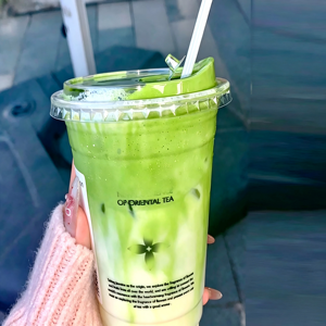 Gobelet en plastique transparent pour boissons froides, café, bière à emporter, smoothies, avec logo personnalisé imprimé, 98 mm, 8 oz, 9 oz, 10 oz, 12 oz, 16 oz, 20 oz, 24 oz - Product Image 4