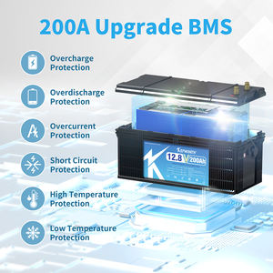 ЕС/Великобритания, запас США для Kepworth 12 В 200Ah LiFePO4 батарея с синим зубом, литиевая батарея с глубоким циклом для внедорожного автомобиля - Product Image 6